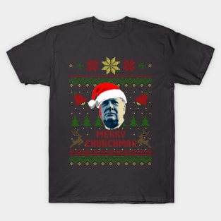 Winston Churchill Merry Churchmass T-Shirt